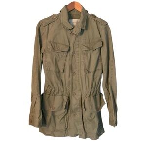 J Crew Olive Military Jacket - XS